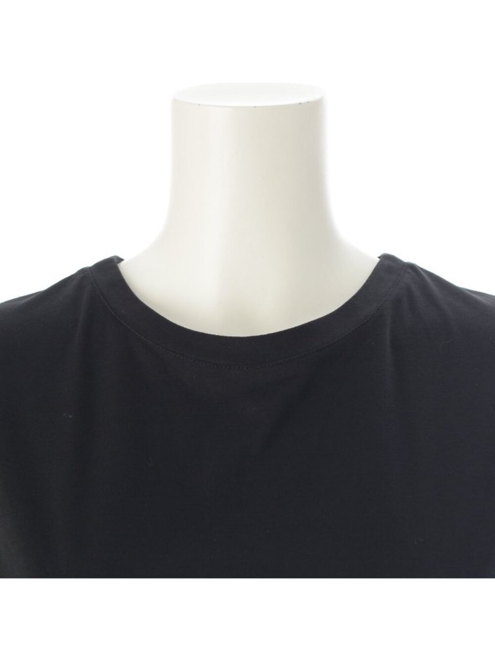 Chanel Cotton Top Back Coco Button Short Sleeve Dress Black - Picture 5 of 10